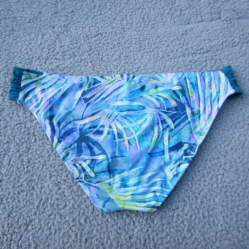 Title Nine Bikini Swim Bottom Womens XL Multi Color Fully Lined‎ Beach Vacation